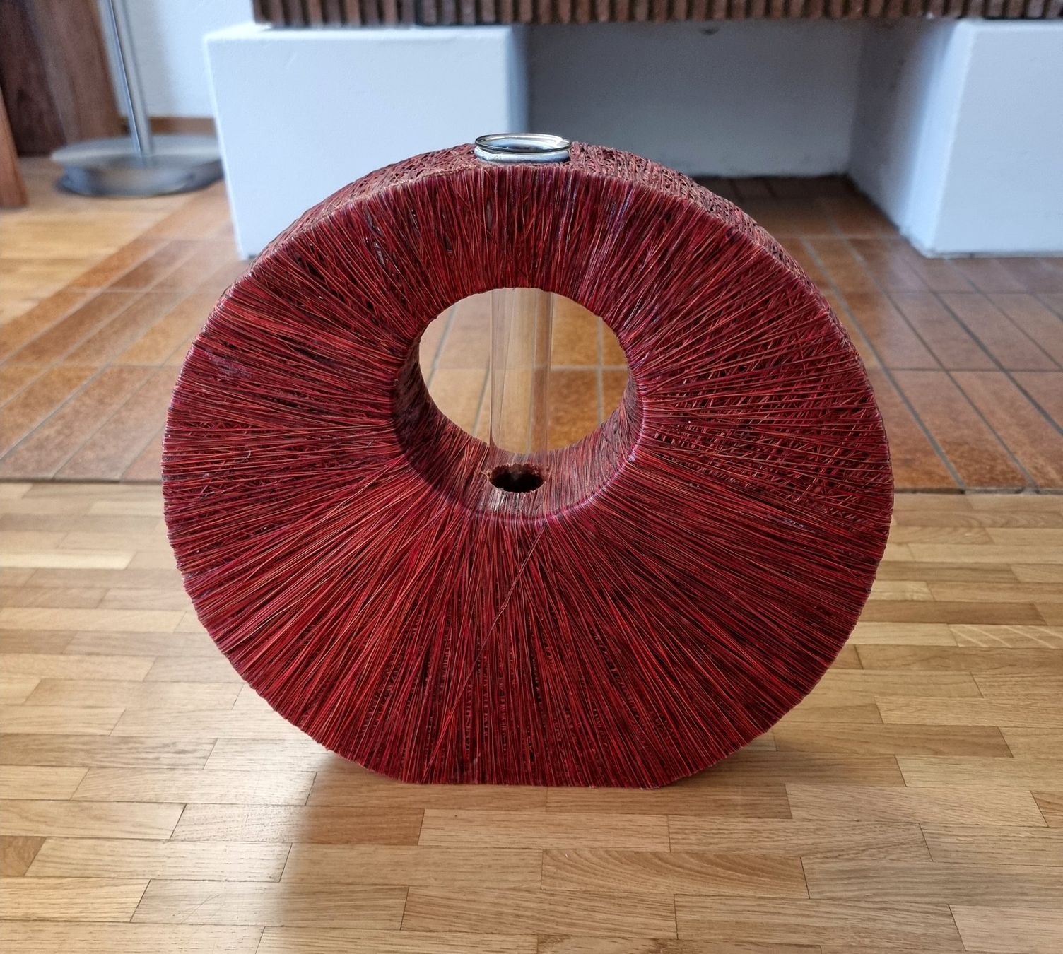 Vasi & Recipienti: Vase osier teinté orangé et soliflore en verre – Usato da Veyrier venduto da Leilazizou