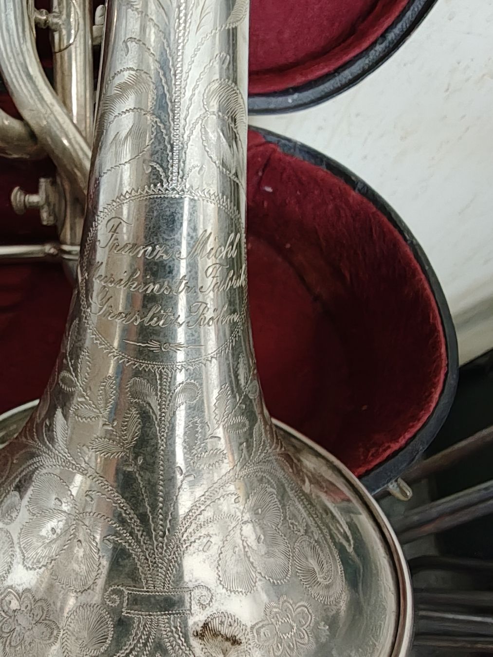 Musikinstrumente: B.Cornet mit Gravur – Gebraucht aus Langenthal von Saxophone23 1