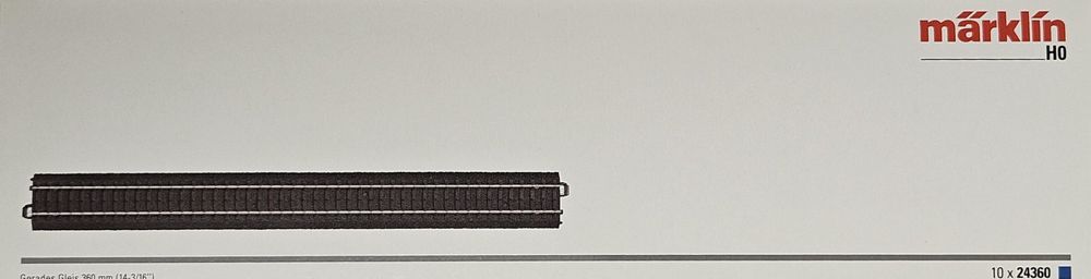 Marklin 24360 H0 - Voie droite 360 mm