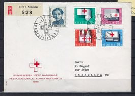 1963 Pro Patria ET. Einschreibebrief   15994