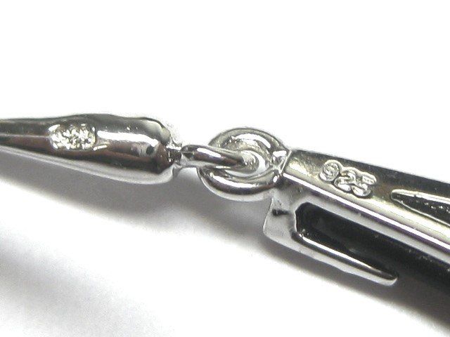 Ohrringe & -stecker: Ohrringe Ohrhänger Silber 925 / schwarzer Schmuckstein – Neu (gemäss Beschreibung) aus Ermatingen von Decovin 3