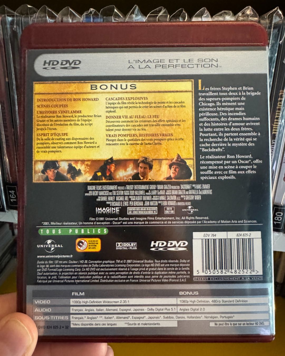 Alle DVDs: HD-DVD Backdraft (1991) – Gebraucht aus Semsales von __Florian__ 2