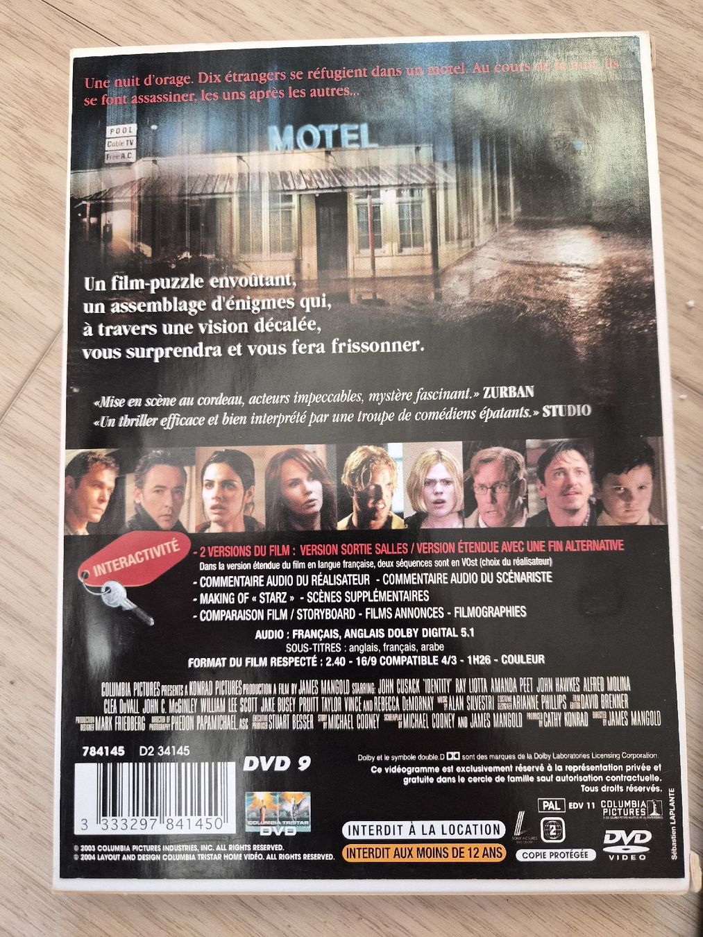 Tutti i DVDs: DVD Identity, thriller captivant avec John Cusack! – Usato da La Joux FR venduto da car_ck96 2