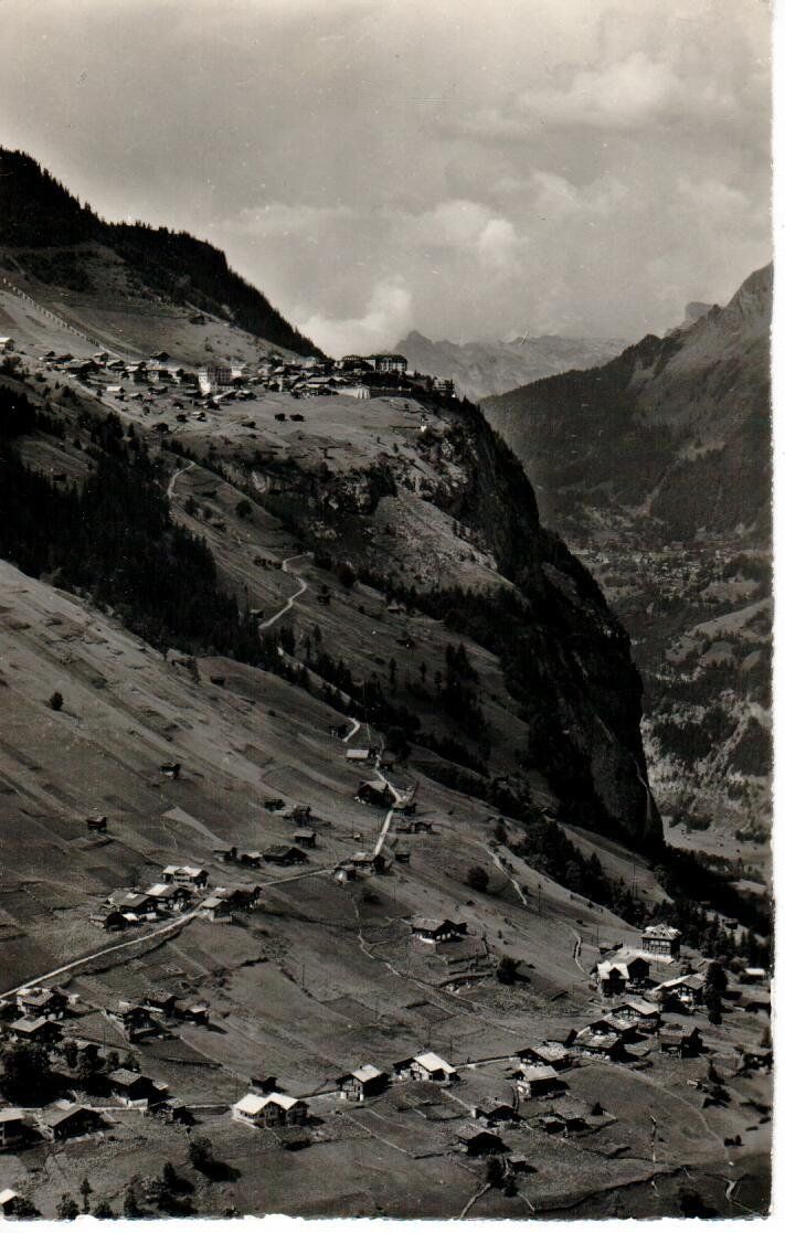 Cartoline postali: Gimmelwald und Mürren – Usato da Wolhusen venduto da Curver9