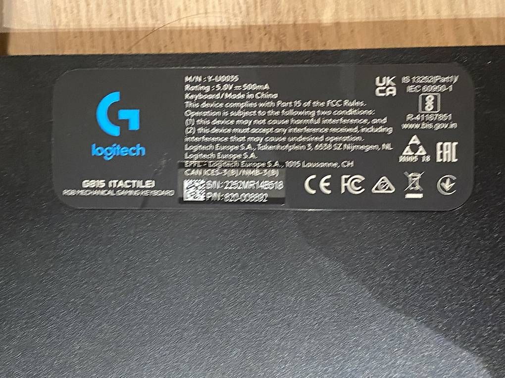 Logitech Tastiere: Logitech Gaming Tastatur G815 X – Usato da Oberrohrdorf venduto da Desteny1 3
