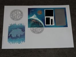 SwissCryptoStamp: FDC Sonderumschlag ID4