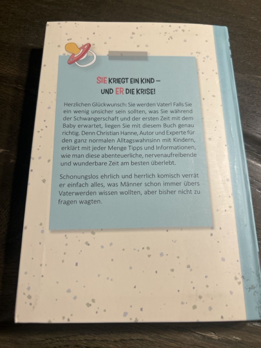 Libri: Hilfe, ich werde Papa von Christian Hanne – Nuovo (secondo la descrizione) da Ruswil venduto da isabliiniia 1