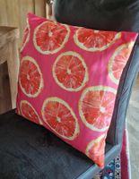 Outdoor Kissen Motiv Grapefruit (knallige Farben)