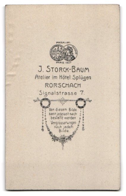 Fotografie & Manifesti: Fotografie J. Storck-Baum, Rorschach, Si – Usato da Berlin venduto da bartko-reher 1