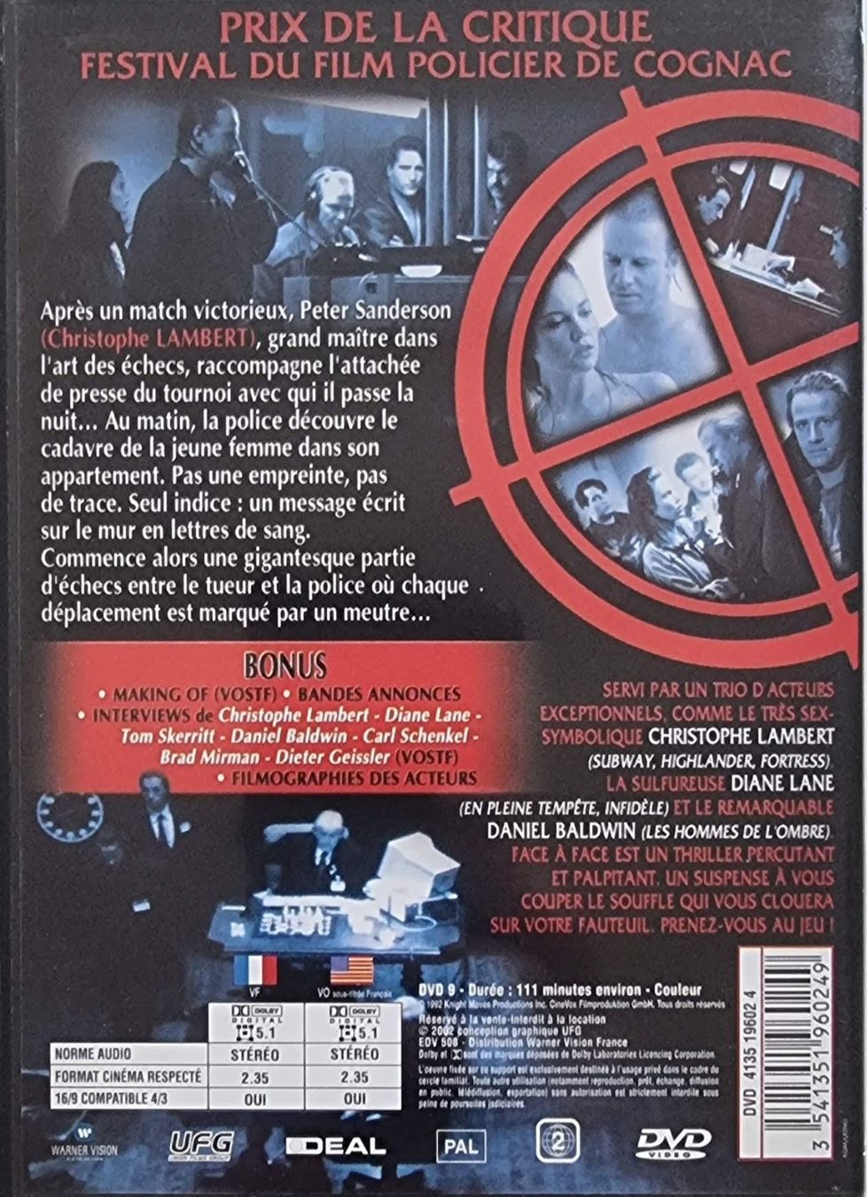 Tutti i DVDs: Face à face (1992) – Usato da La Tour-de-Peilz venduto da Resize 1