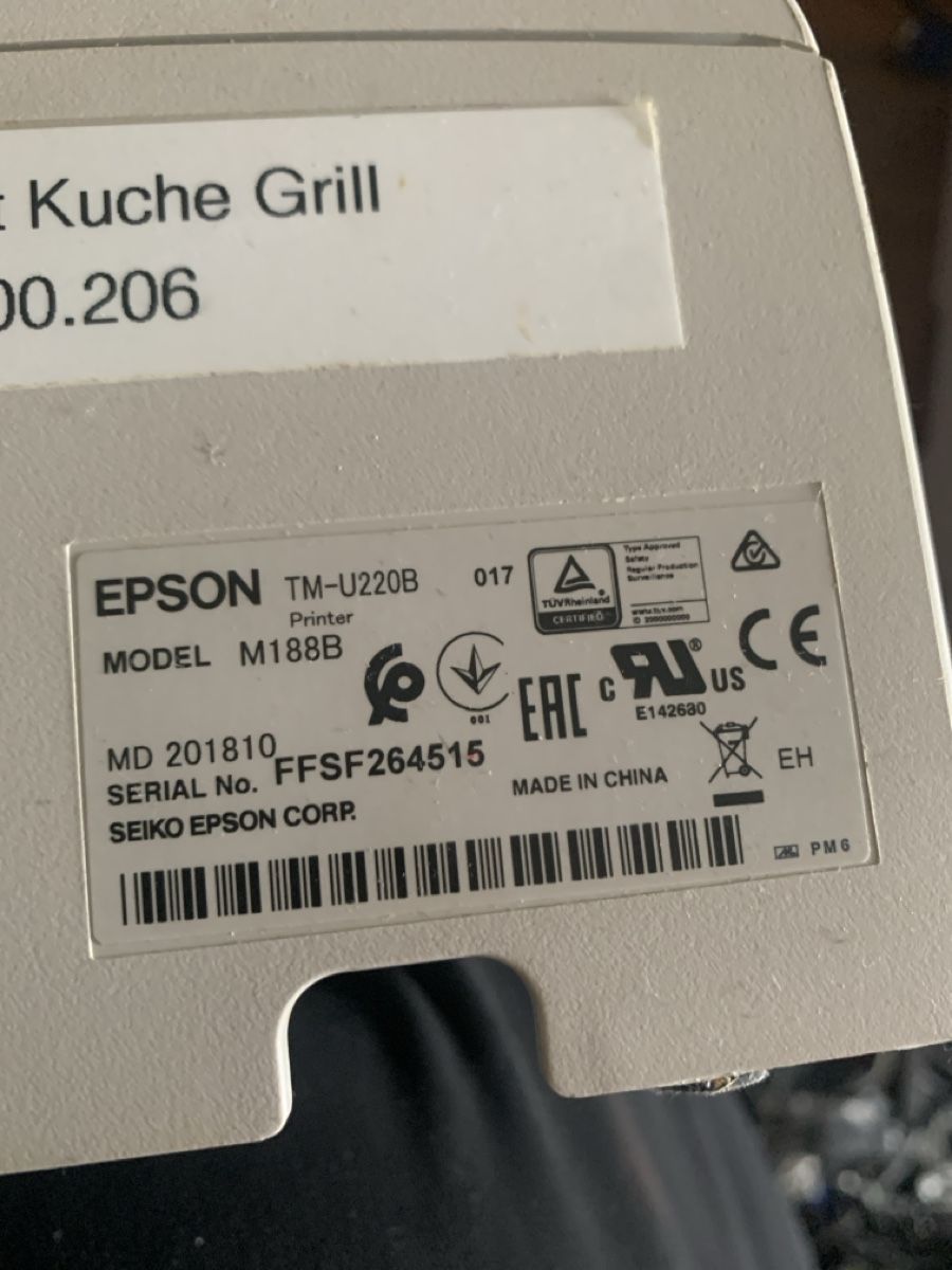 Epson Stampanti: Epson TM-U220B Bondrucker / Kassendrucker – Difettoso da Opfikon venduto da Safside 2