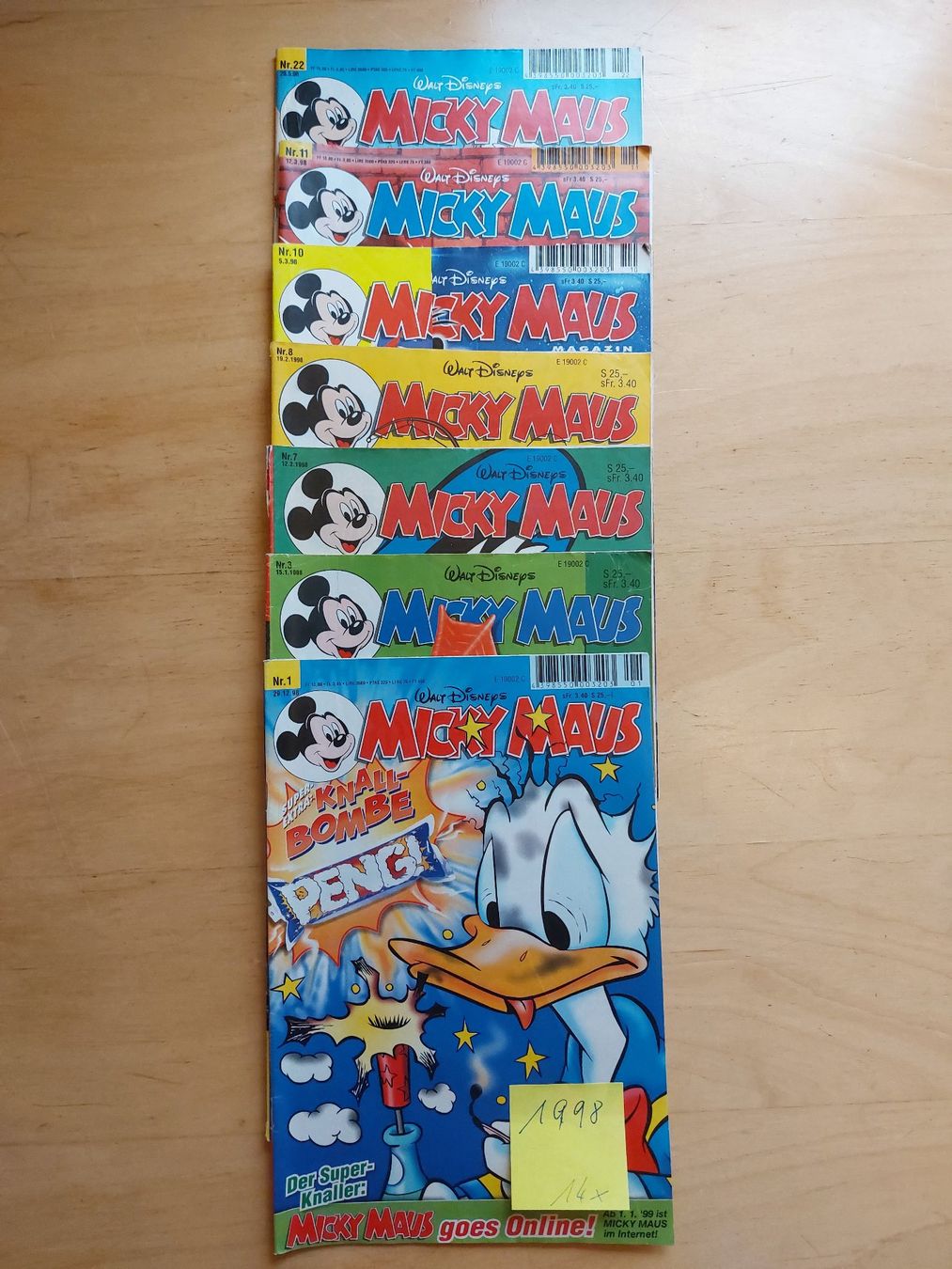 Comics: 14 MICKY Maus - 1998 – Gebraucht aus Gipf - Oberfrick von Esnoopy 1