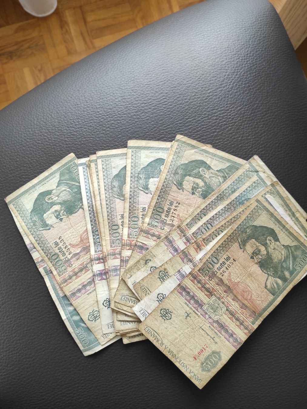 Banknoten: 500 Lei Romanie – Gebraucht aus Couvet von lulul 1