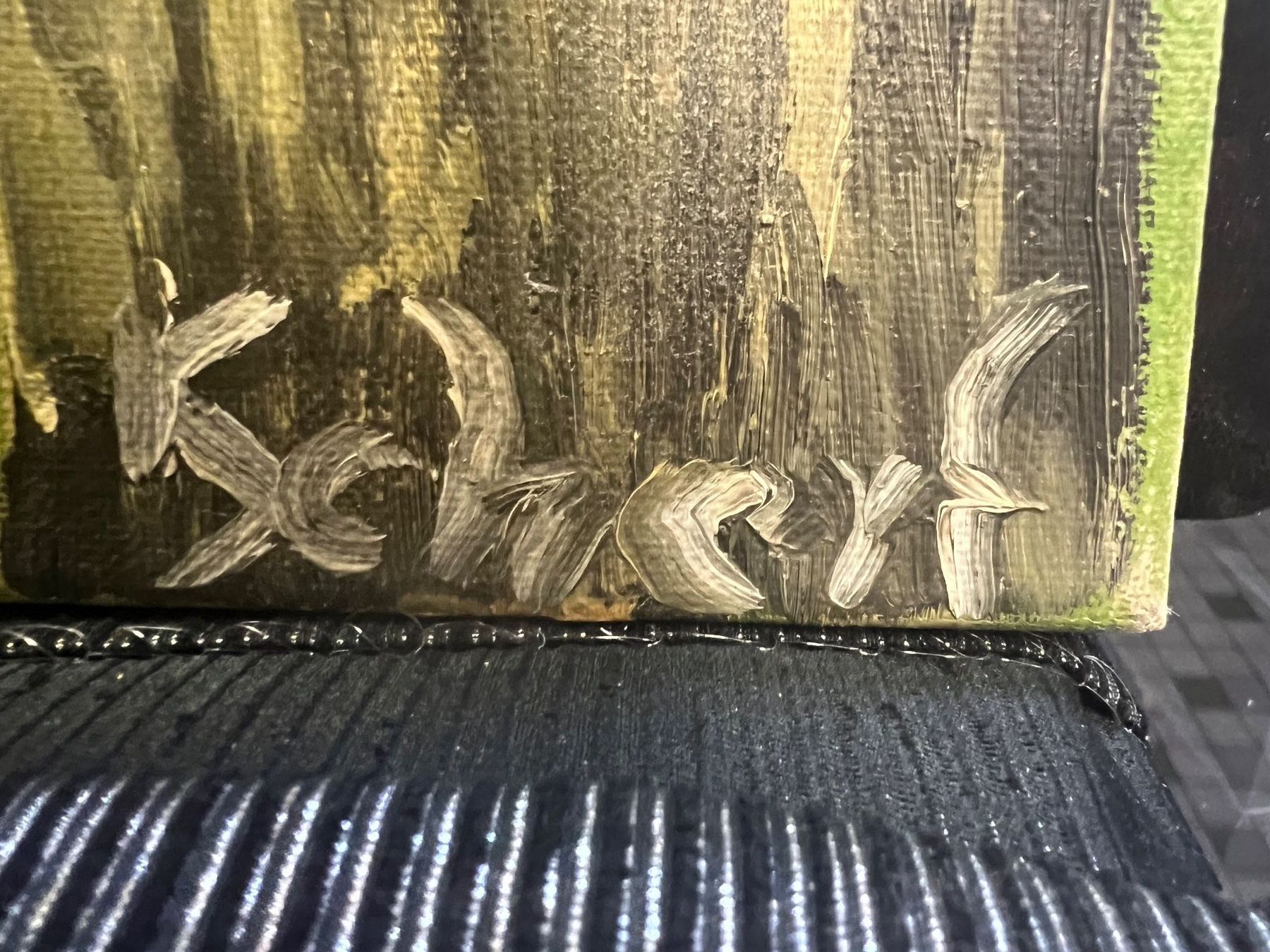 Gemälde: Grande huile sur toile signée – Gebraucht aus Genève von Qanil77 4