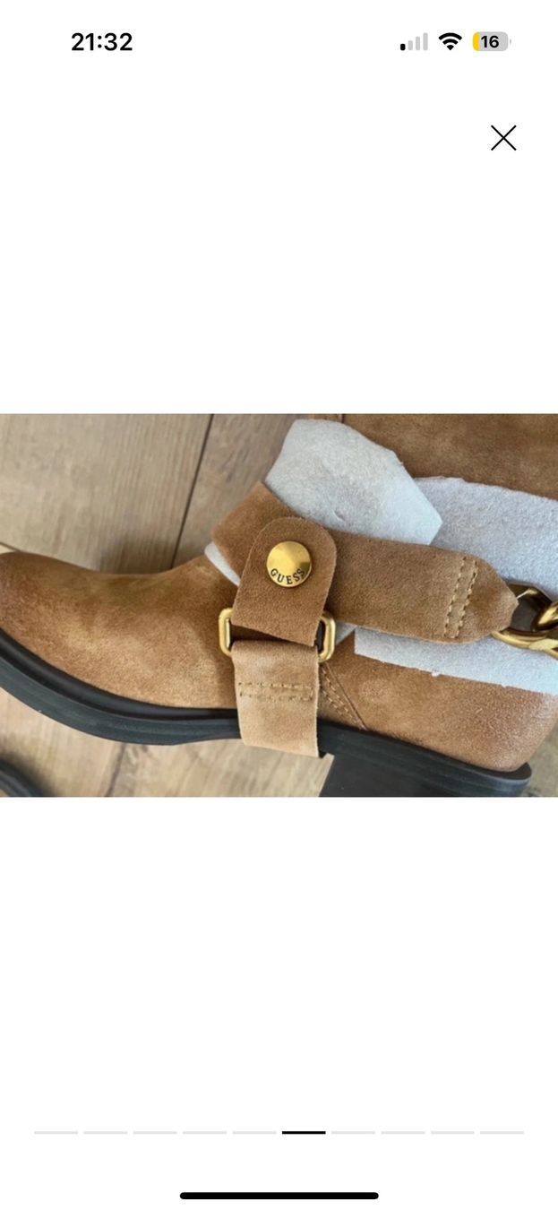 Guess Scarpe da donna: Braune Wildleder Boots Guess, Gr. 36 – Nuovo e nell'imballaggio originale da Buchs AG venduto da jiljil 4