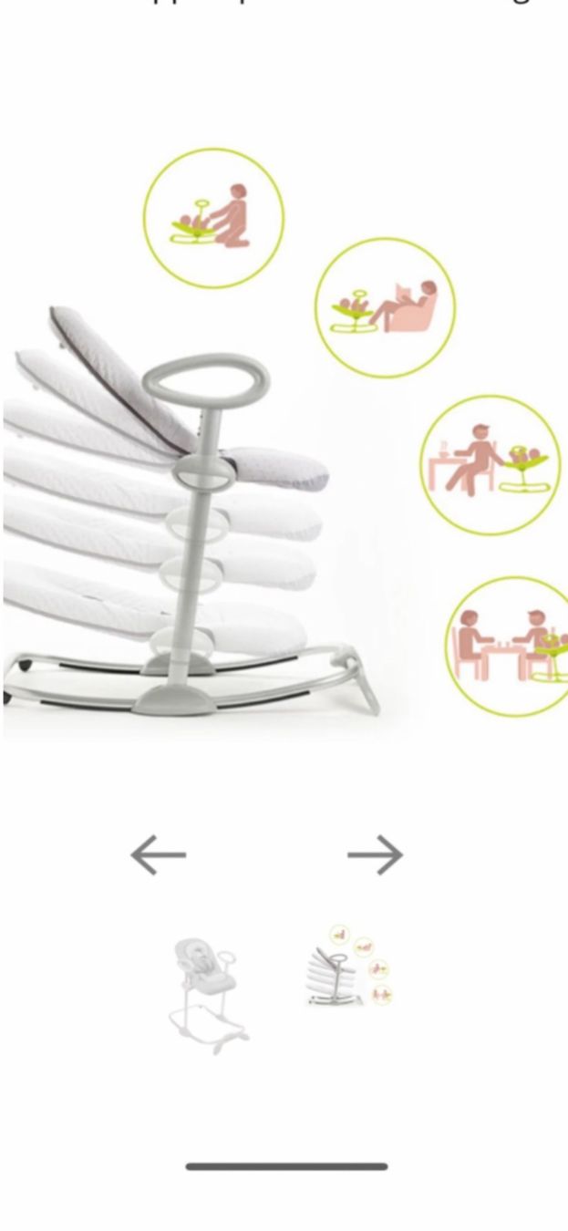 Béaba Sdraiette & Sdraiette a dondolo: Beaba Up & Down 3 Babywippe, Top Zustand! – Usato da Männedorf venduto da Micki2204 1