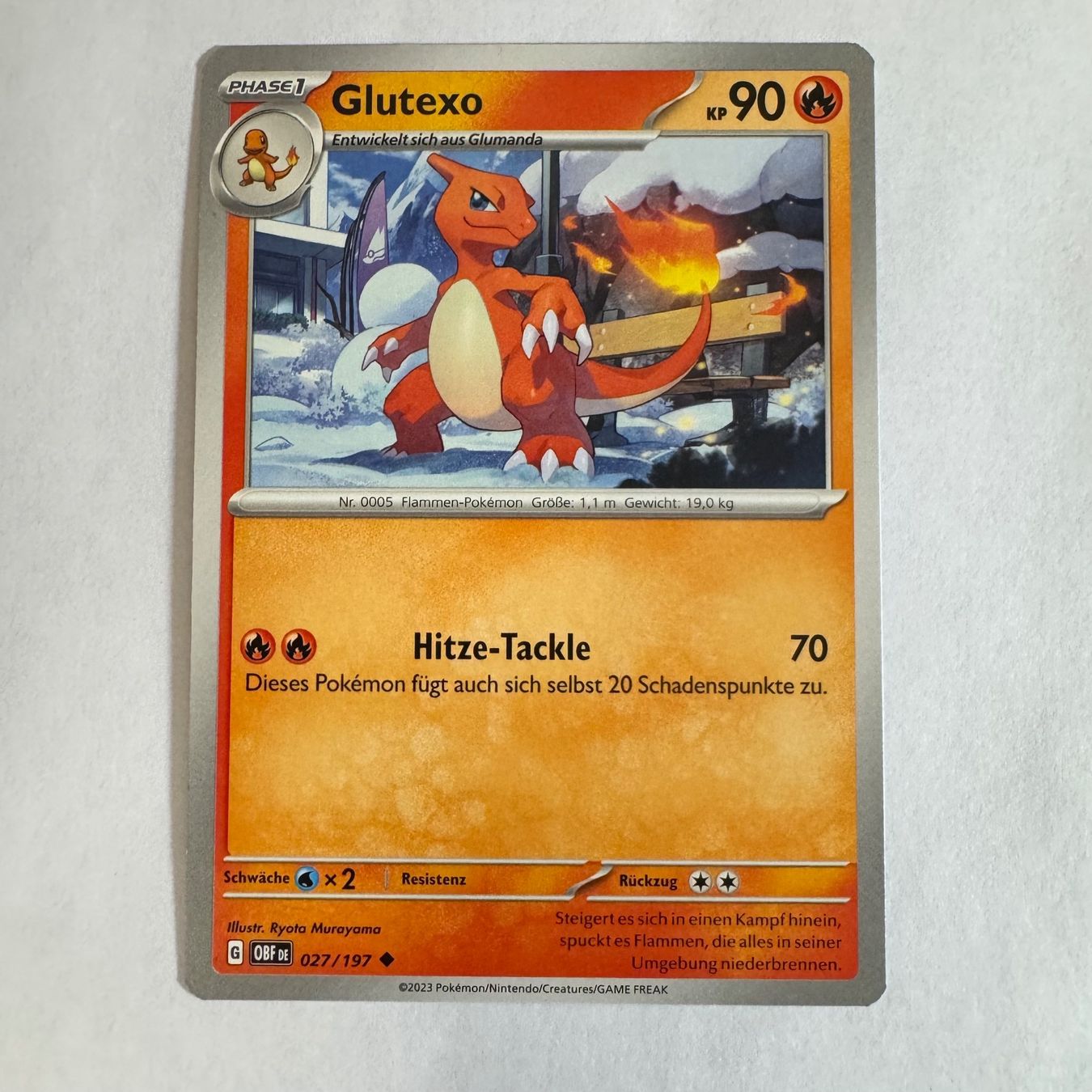 Pokémon Carte collezionabili: Pokémon OBF - Glutexo - 27 / 197 - DE – Nuovo (secondo la descrizione) da Staad SG venduto da miaCards