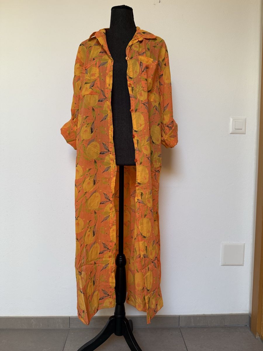 Vestiti: Blusenkleid- , Mantel aus Baumwolle – Nuovo (secondo la descrizione) da Sigriswil venduto da ck56 1