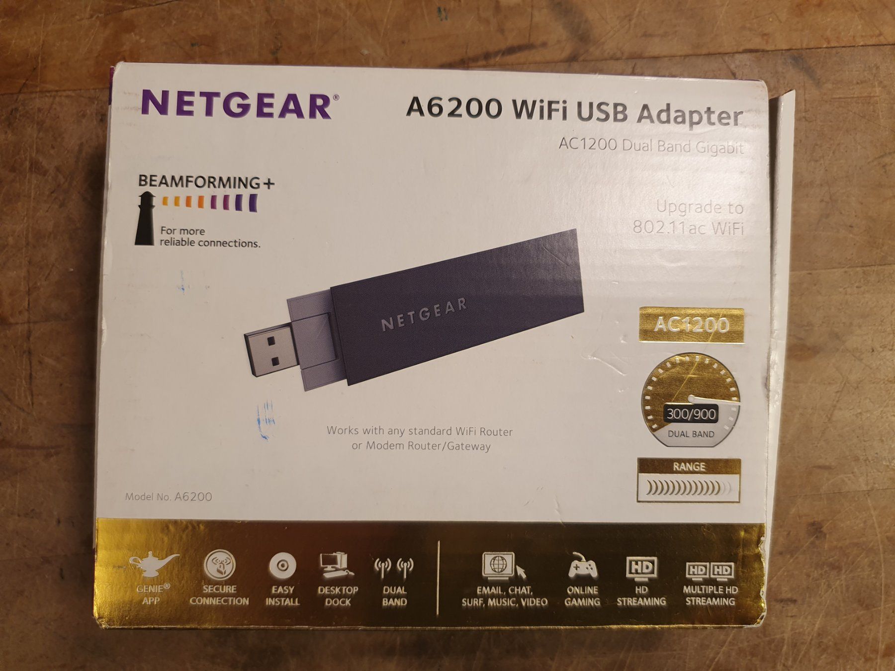 Laufwerke & Adapter: Netgear A6200 Wifi USB Adapter – Gebraucht aus Zürich von