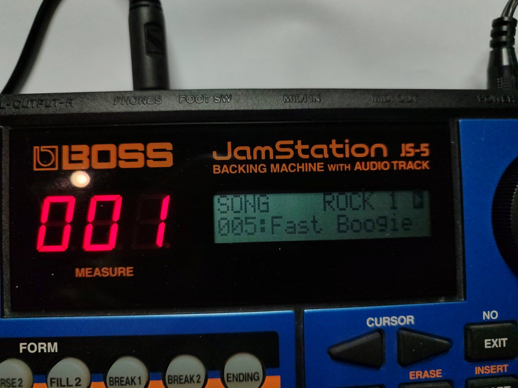 Boss JS-5 JamStation Jam Station Rhythm Backing Jamming Drum (Gebraucht ...