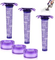 Dyson V8 Filter Set 6x HEPA + Bürste