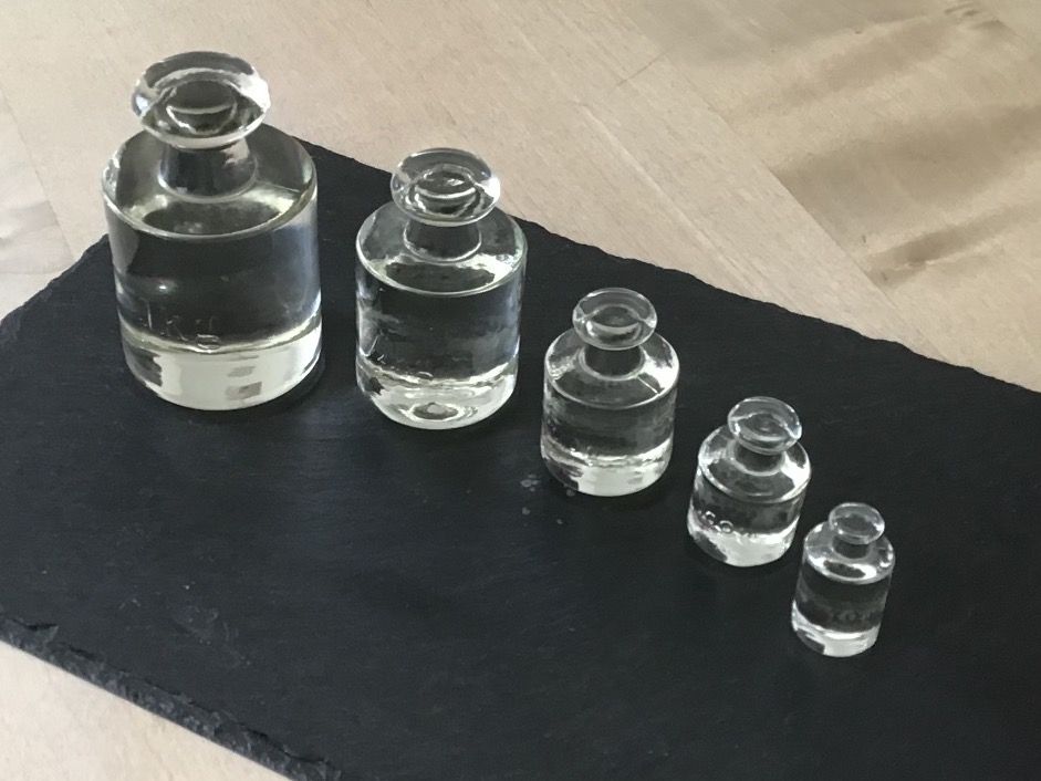 Produktbild von Diakey Glas-Papiergewichte, Stoffmuster-Gewichte Zum
