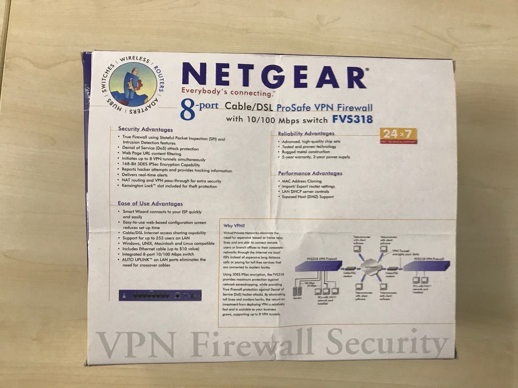 Netgear Firewall: Netgear FVS318 ProSafe VPN Firewall – Usato da Zug venduto da OrturMullerMac 2