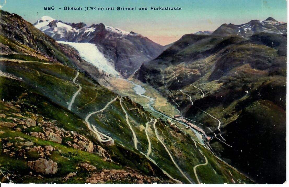 Cartoline postali: Gletsch – Usato da Hochdorf venduto da Ziegel-16
