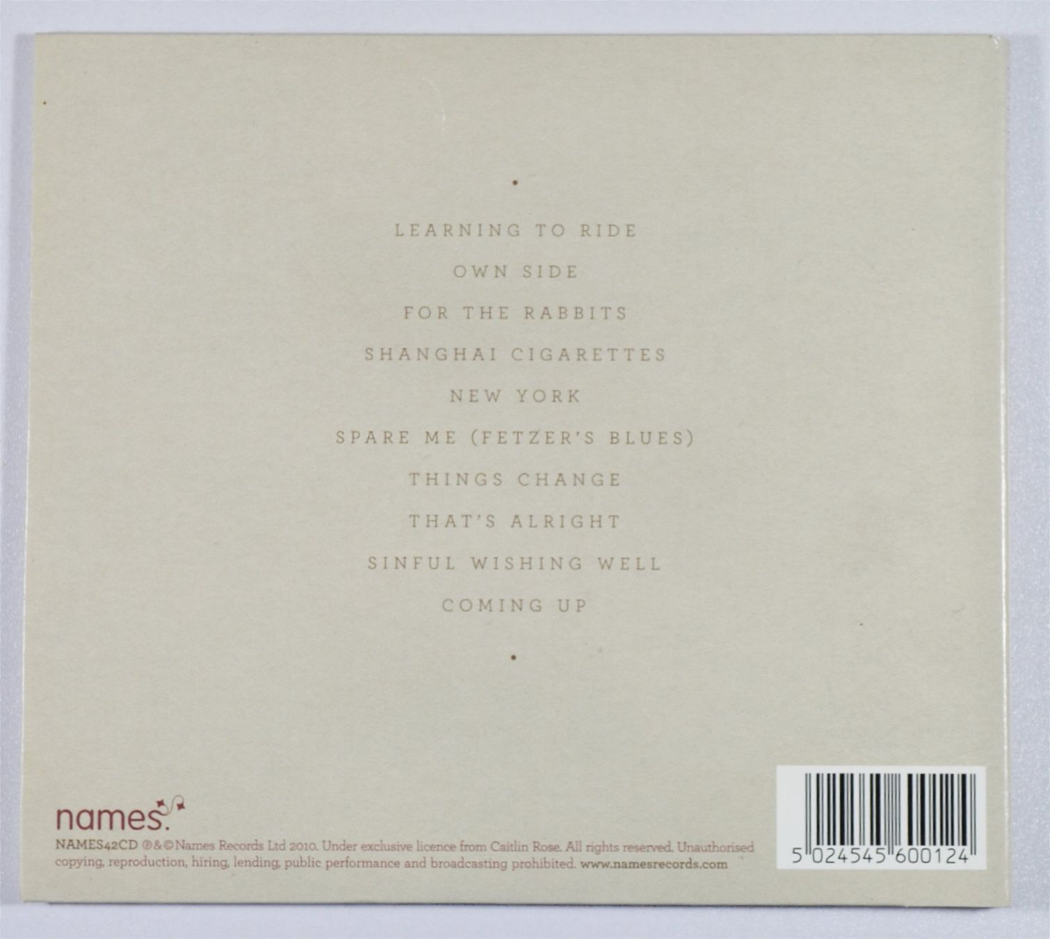 CDs: CD: CAITLIN ROSE - Own Side Now – Neu (gemäss Beschreibung) aus Frenkendorf von Yard-Sale-2000 1