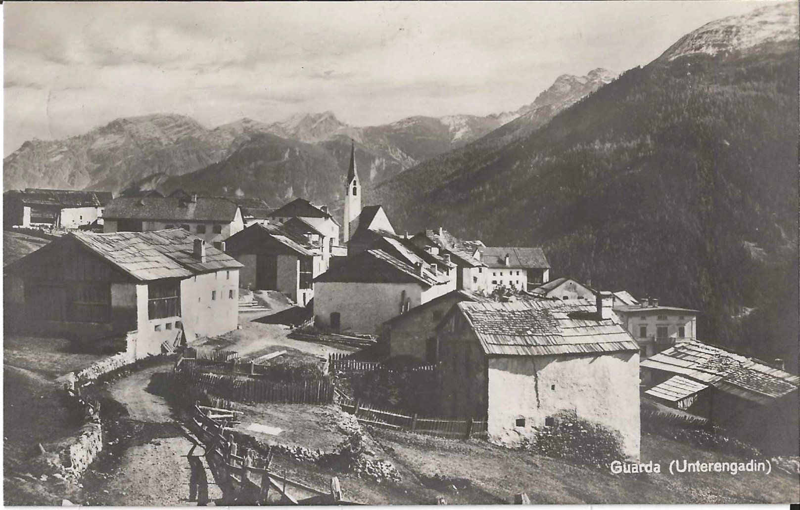 Cartoline postali: Karte Guarda 1927 – Usato da Zürich venduto da Philacat11