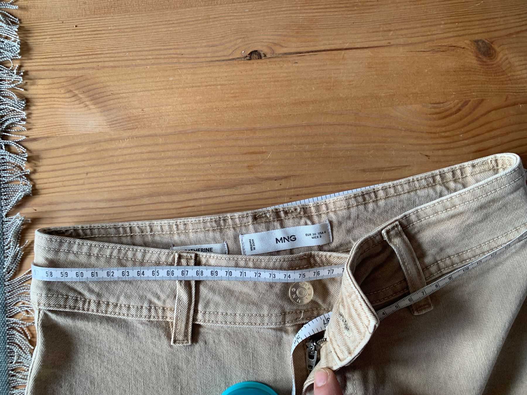 Mango Hosen: Mango Damenhose Wide Leg beige Gr. 36 – Gebraucht aus Amriswil von rah_hd2j 4