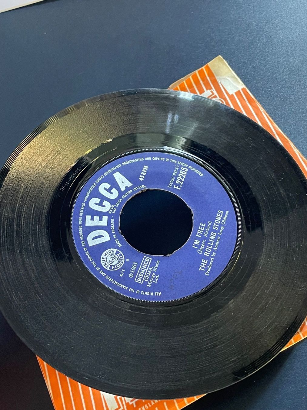 Schallplatten: Rolling Stones -GET OFF MY CLOUD – Gebraucht aus Volketswil von rubin74 3