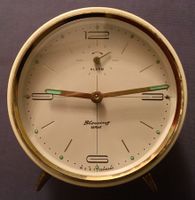 Horloge réveil mécanique Blessing vintage années 1960