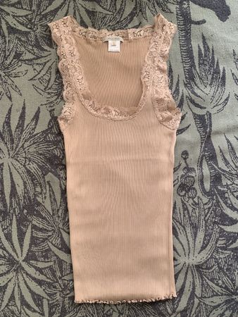 Débardeur Bruce Field 100% Soie Beige taille (S)