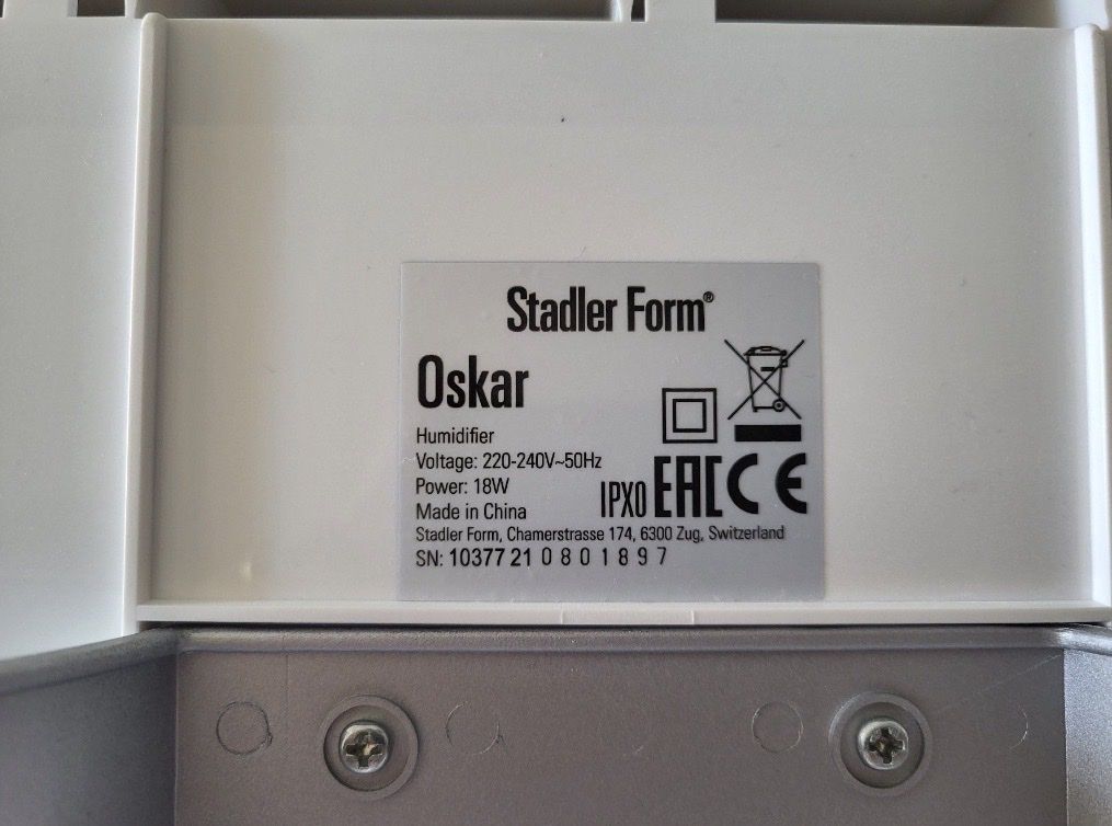 Stadler Form Umidificatori d'aria: Stadler Form Oskar Luftbefeuchter – Usato da LUZERN venduto da Zhin369 1