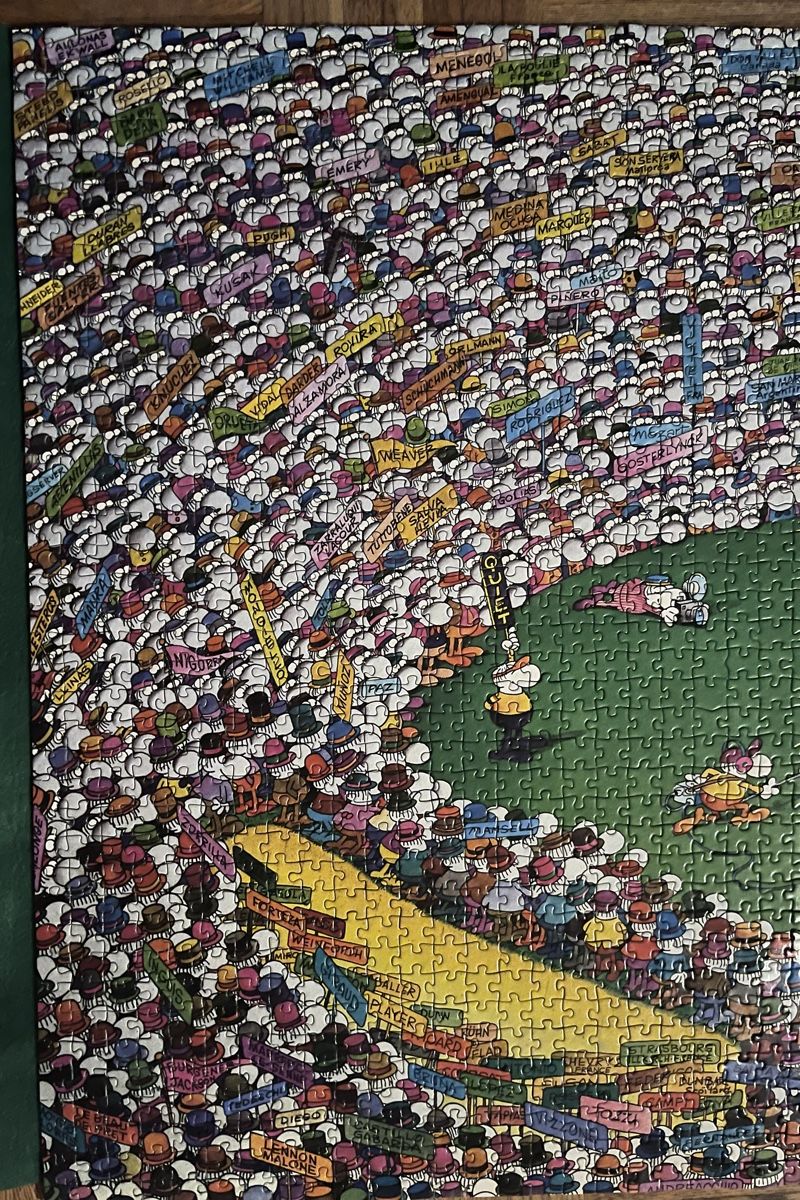 Heye Puzzle: Puzzle Mordillo "Master Putt" 2000 pièces, complet! – Usato da Ecublens VD venduto da Mauchat 1