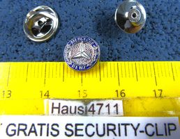MERCEDES BENZ AUTO LOGO WINZI-KLEIN 9mm MIT SECURITY-CLIP