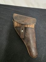 Ledertasche braun mit Patronenschlaufen Armee Holster