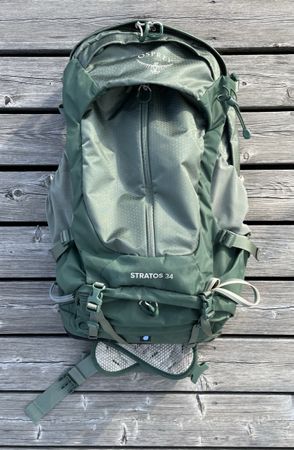Osprey Stratos 34 Rucksack gruen sehr guter Zustand