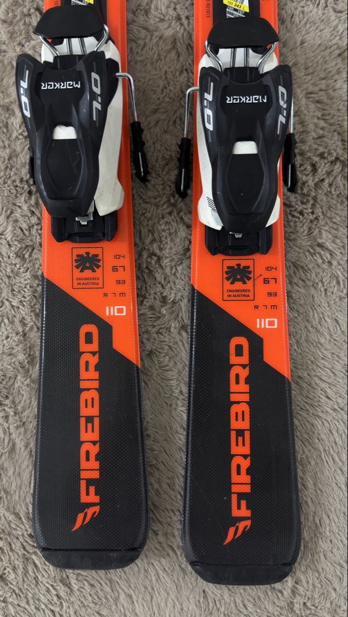 Blizzard Skis: Blizzard Firebird Junior Ski 110cm mit Marker Bindung – D'occasion à Dietlikon par kickboxer_999 3