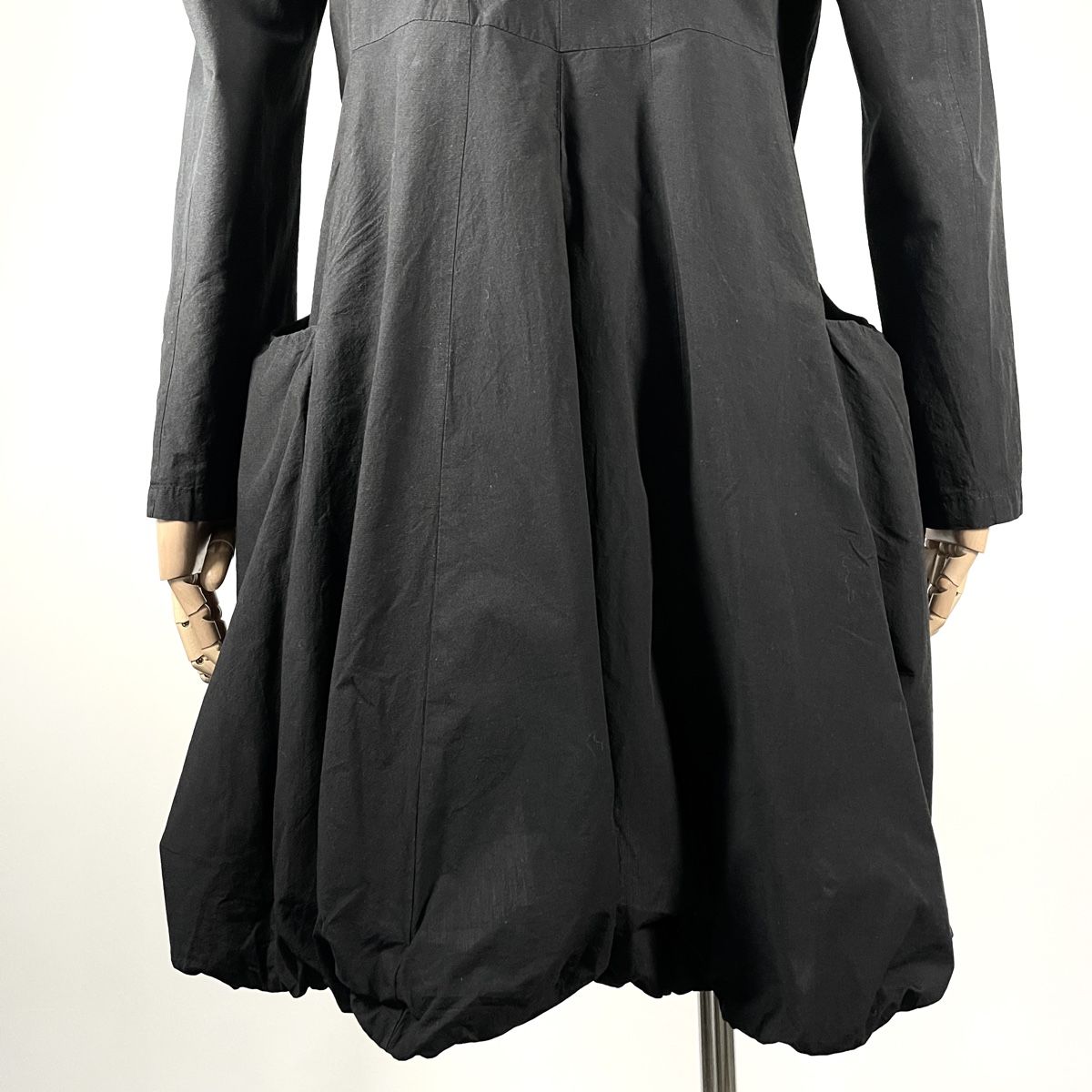 Cappotti: YUKAI Light Black Cotton Coat size L – Nuovo (secondo la descrizione) da Freienbach venduto da Avviivva_Shop 4