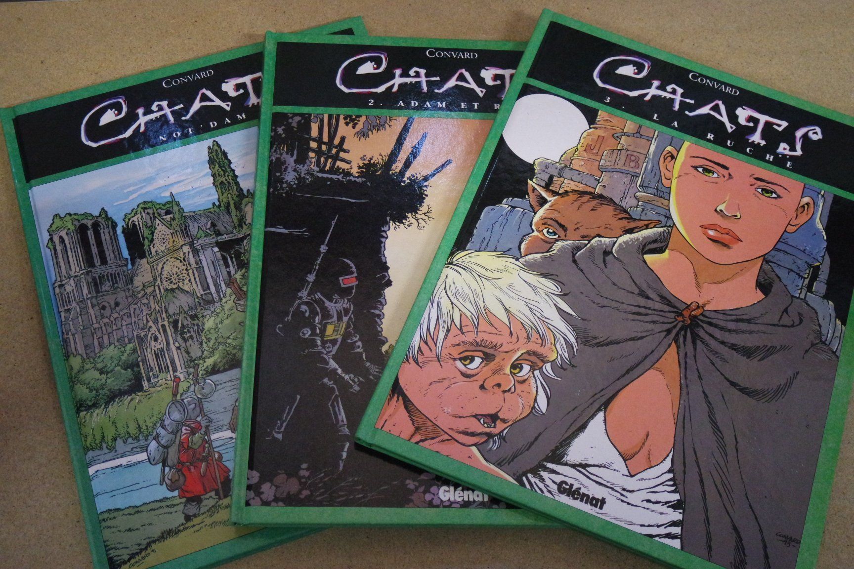 BD: CHATS     °°°° 3 ALBUMS GLÉNAT °°°° – D'occasion à Avenches par WEBHobby