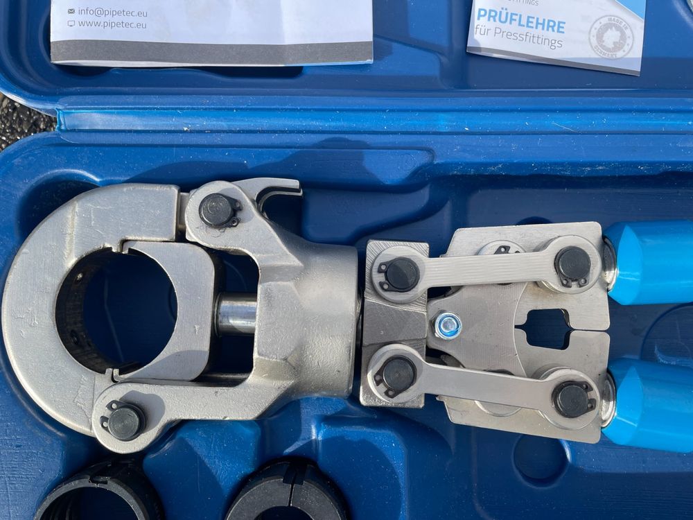 Presszange TH & U Kontur Set - Manuelle Rohrpresszange 10T Für Alu-Kunststoffrohre