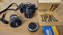Spiegelreflexkamera Nikon FA mit Objektiv gebraucht