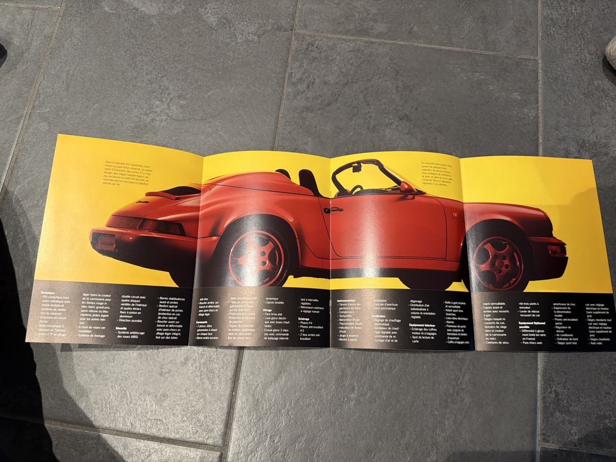 Porsche Documents: Prospekt: Porsche 911 Speedster – D'occasion à Wolfwil par Rolex1 3