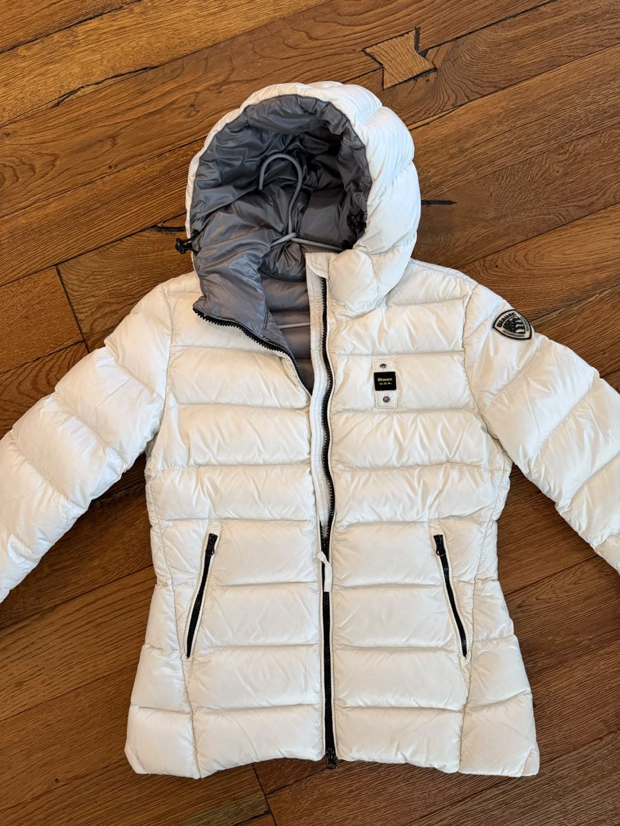 Giacche: Blauer Daunenjacke creme weiss – Usato da Davos Platz venduto da Luckyleo