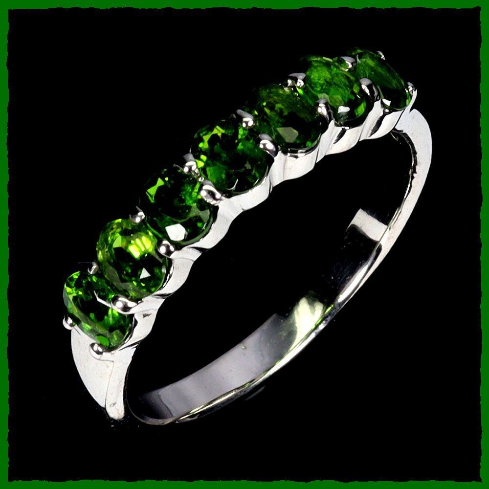 Anelli: CHROME DIOPSIDE, Chromdiopsid Ring 925 Silber – Nuovo e nell'imballaggio originale da Oberglatt ZH venduto da Goldfee1 3