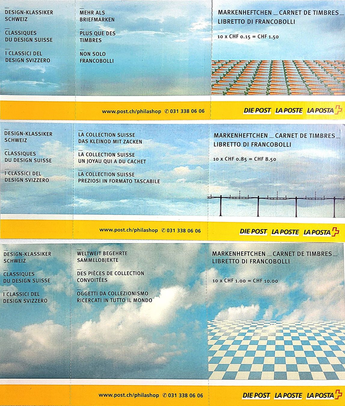 Tutti i francobolli: Freimarken 2003 "DESIGN I" - frankaturgültig, postfrisch – Nuovo e nell'imballaggio originale da Zug venduto da Aeschroot 1