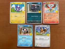 Pokemon Karten Set Holo 30 Jahre (Versand gratis)