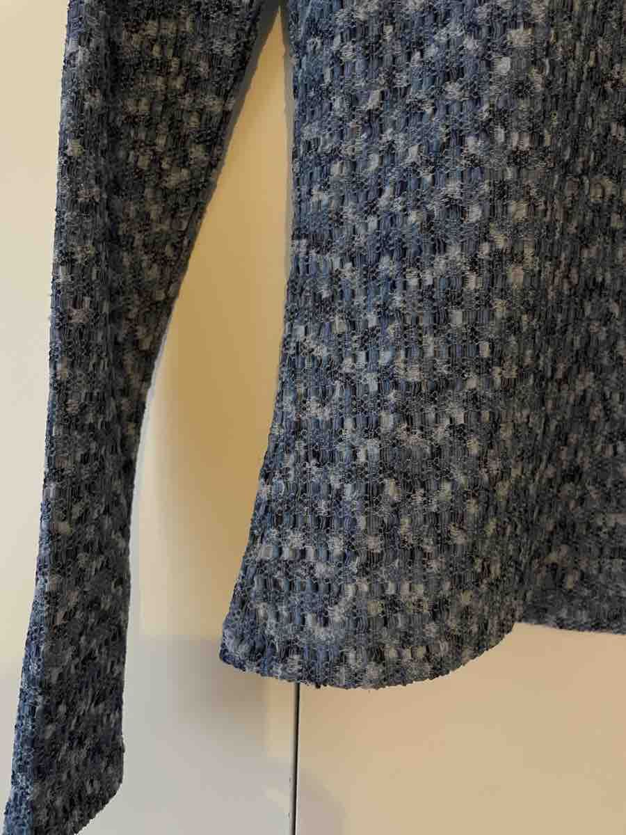 Top: Resume Blue Patterned turtle neck top – Nuovo (secondo la descrizione) da Thalwil venduto da mar_pj6v 1